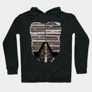 Plaster and Wood Skeleton Hoodie